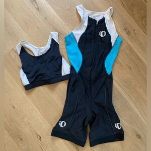 Pearl Izumi Triathlon Kit and Garneau Bike Gloves